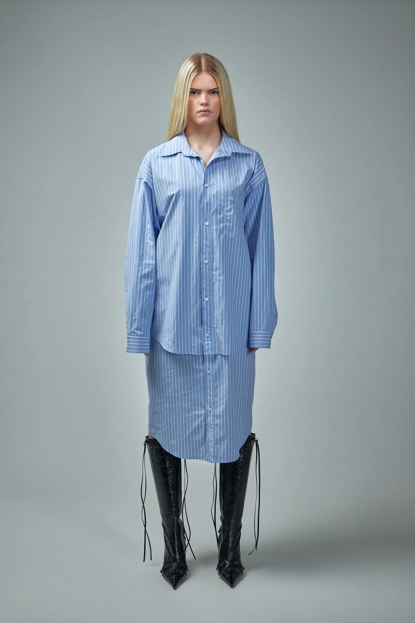 Layered Shirt Dress