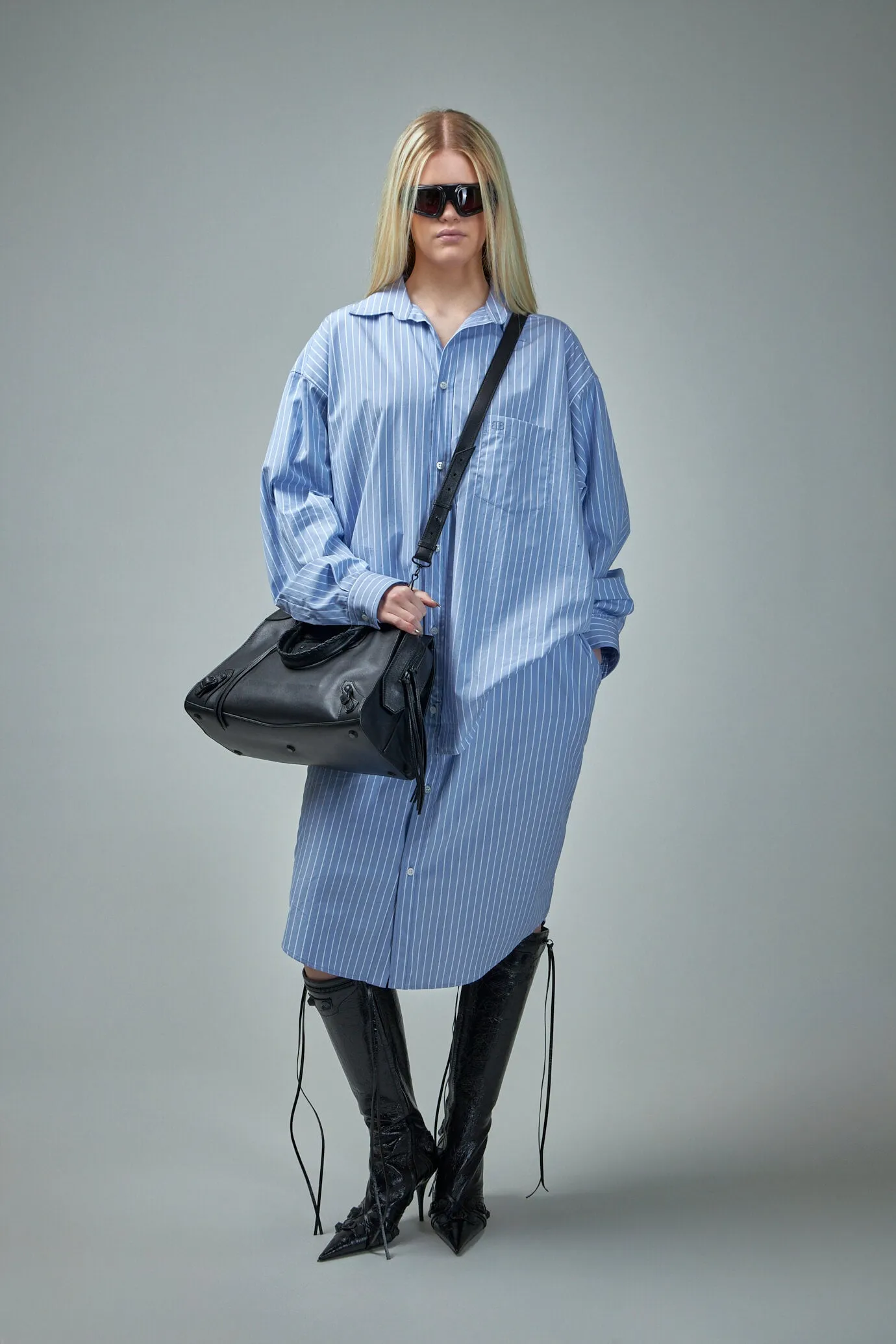 Layered Shirt Dress