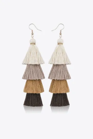 Layered Tassel Earrings