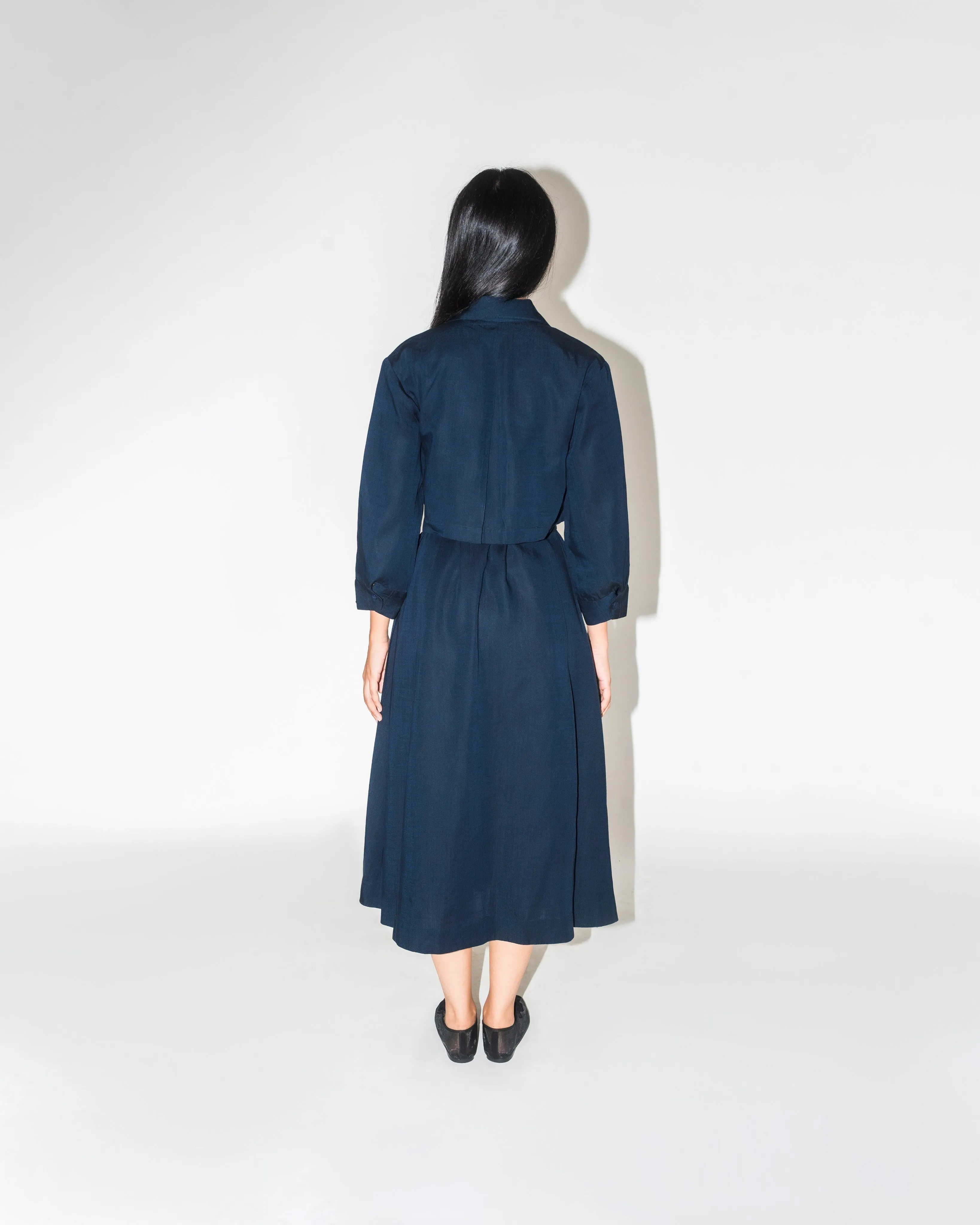 Layered Trench Dress