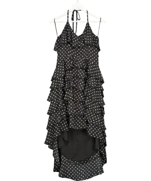 Layered With Love Black Polka Dots & Moonbeams Dress UK L