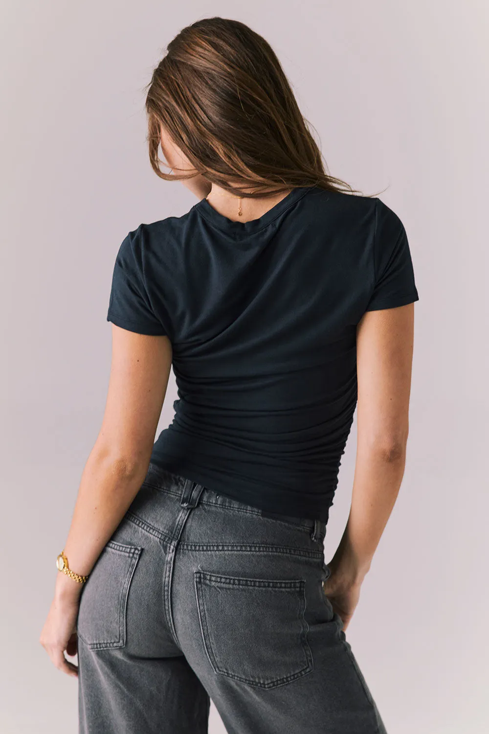 Licorice Black Louiss Tee