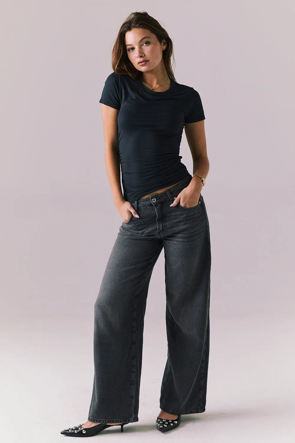 Licorice Black Louiss Tee