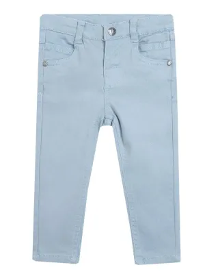 Light Blue Baby Unisex Elasticated Jeans