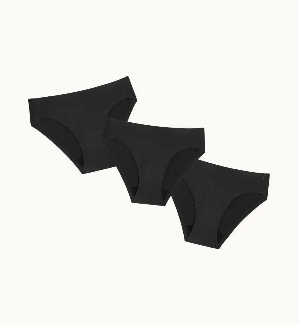 Light Leakproof No-Show Underwear Bikini 3-Pack (4-Pack Item)