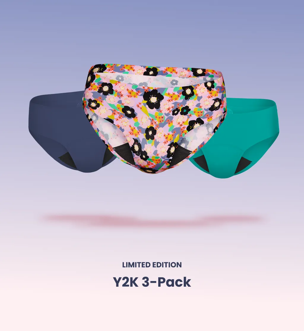 Light Leakproof No-Show Underwear Bikini 3-Pack (4-Pack Item)