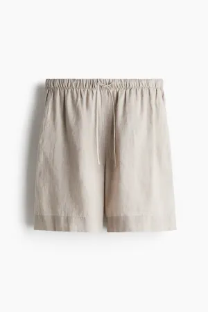 Linen Bermuda shorts