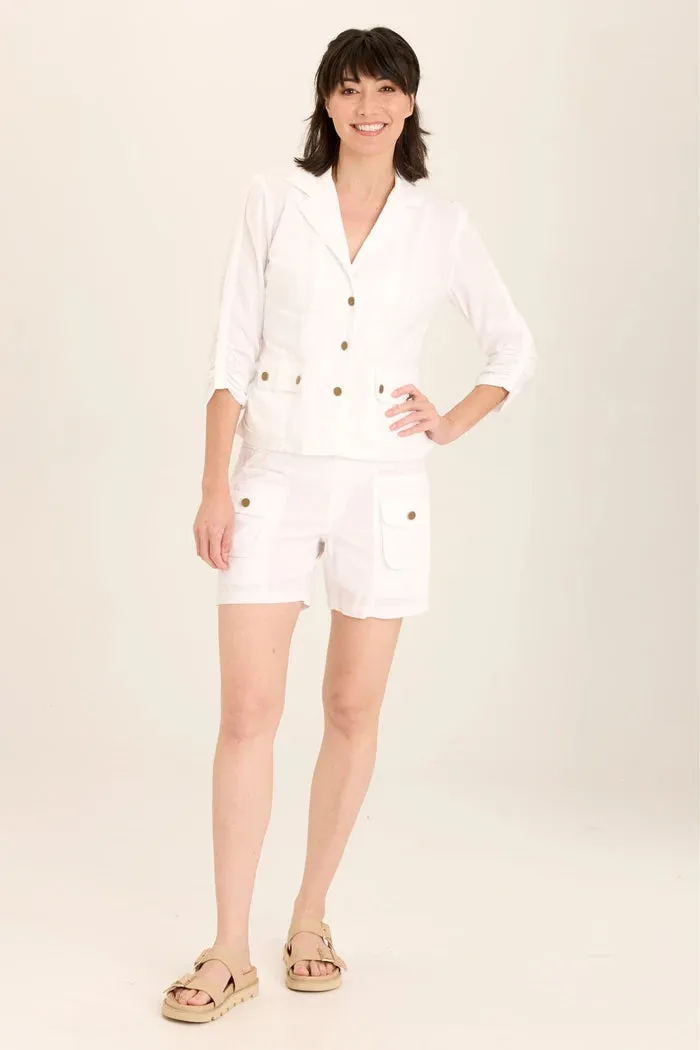Linen Folksy Jacket
