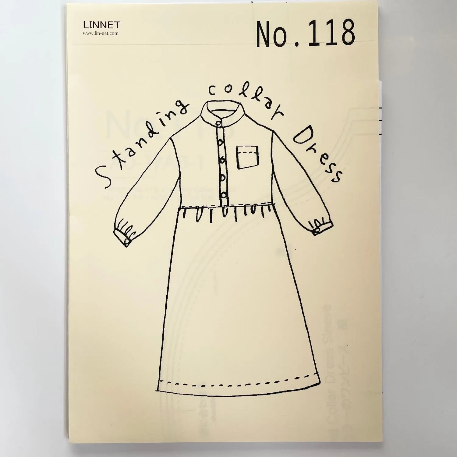 Linnet Pattern No. 118 : Standing Collar Dress