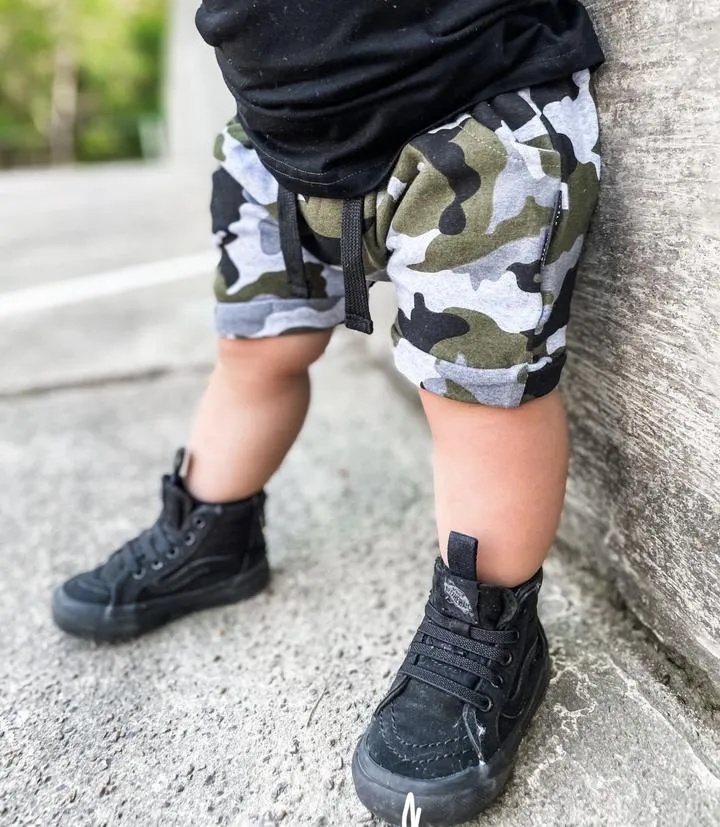 Little Bipsy Harem Shorts - Camo