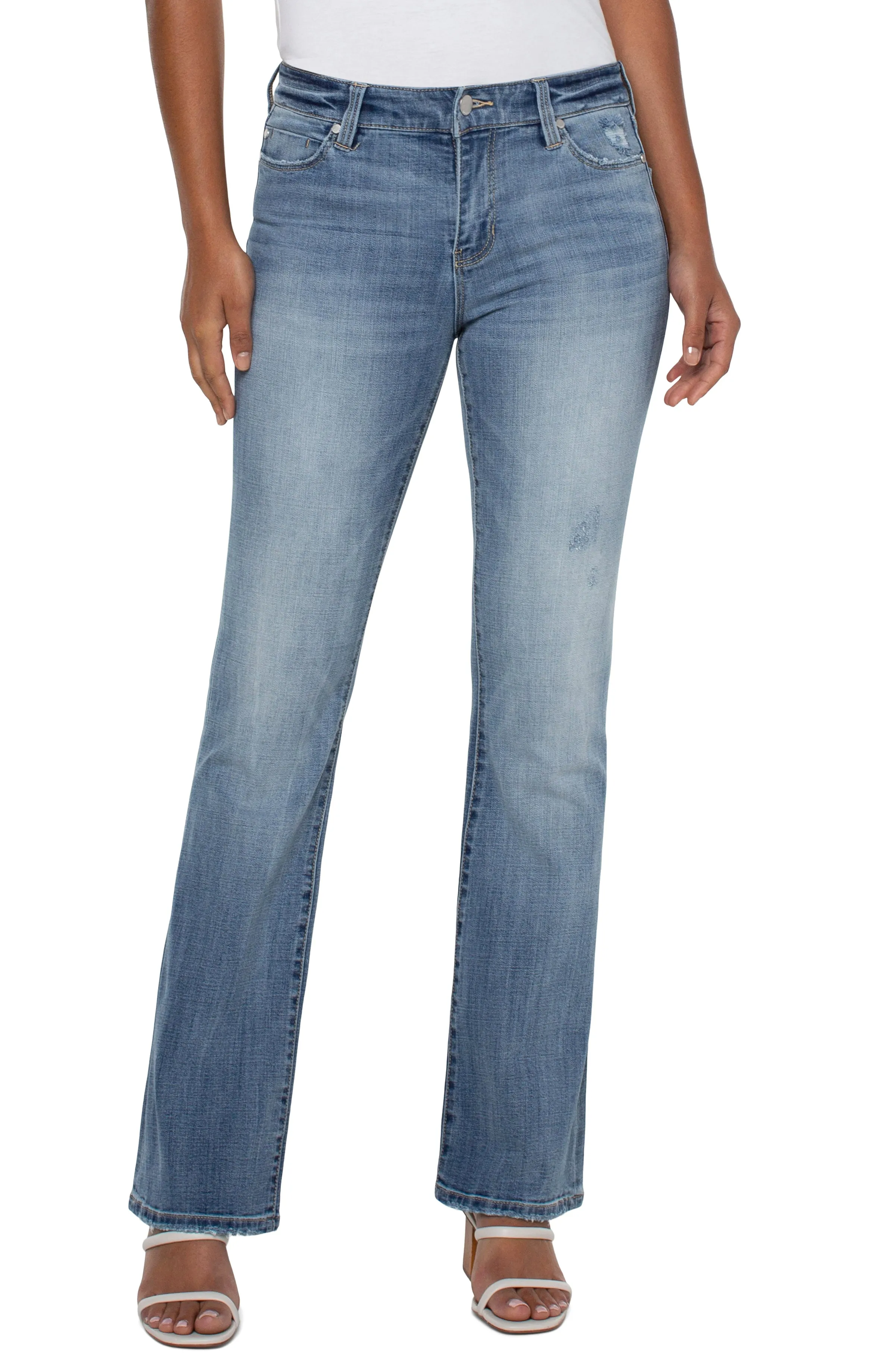 Liverpool Lucy Denim Boot Cut Jeans w 32 Inch Inseam