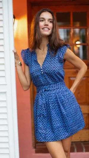 Liz Dress Blue Porto