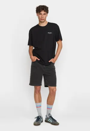 Loose-fit Denim Shorts / 5442 - Black