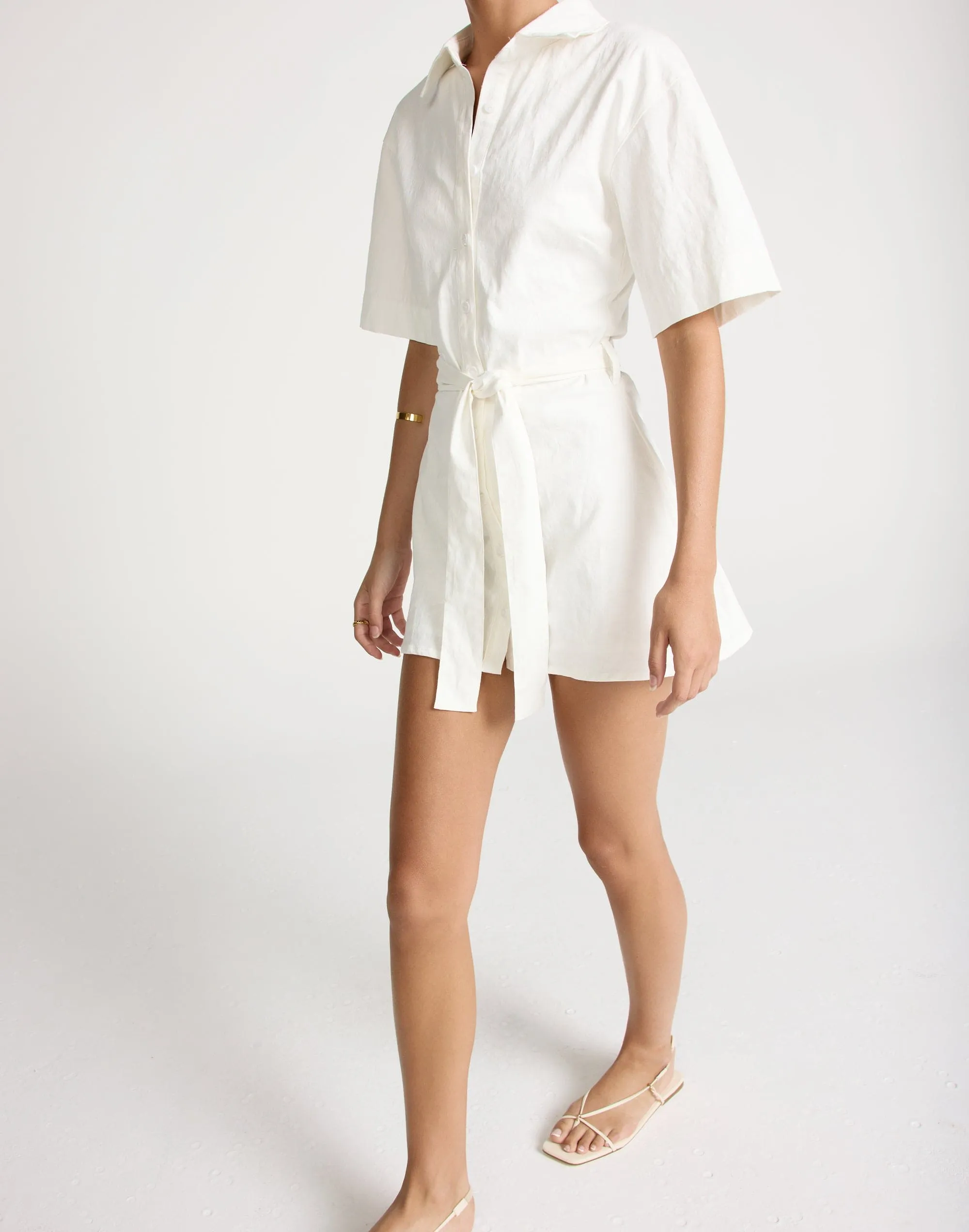 Lucy Mini Dress (White)