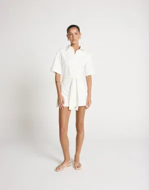 Lucy Mini Dress (White)