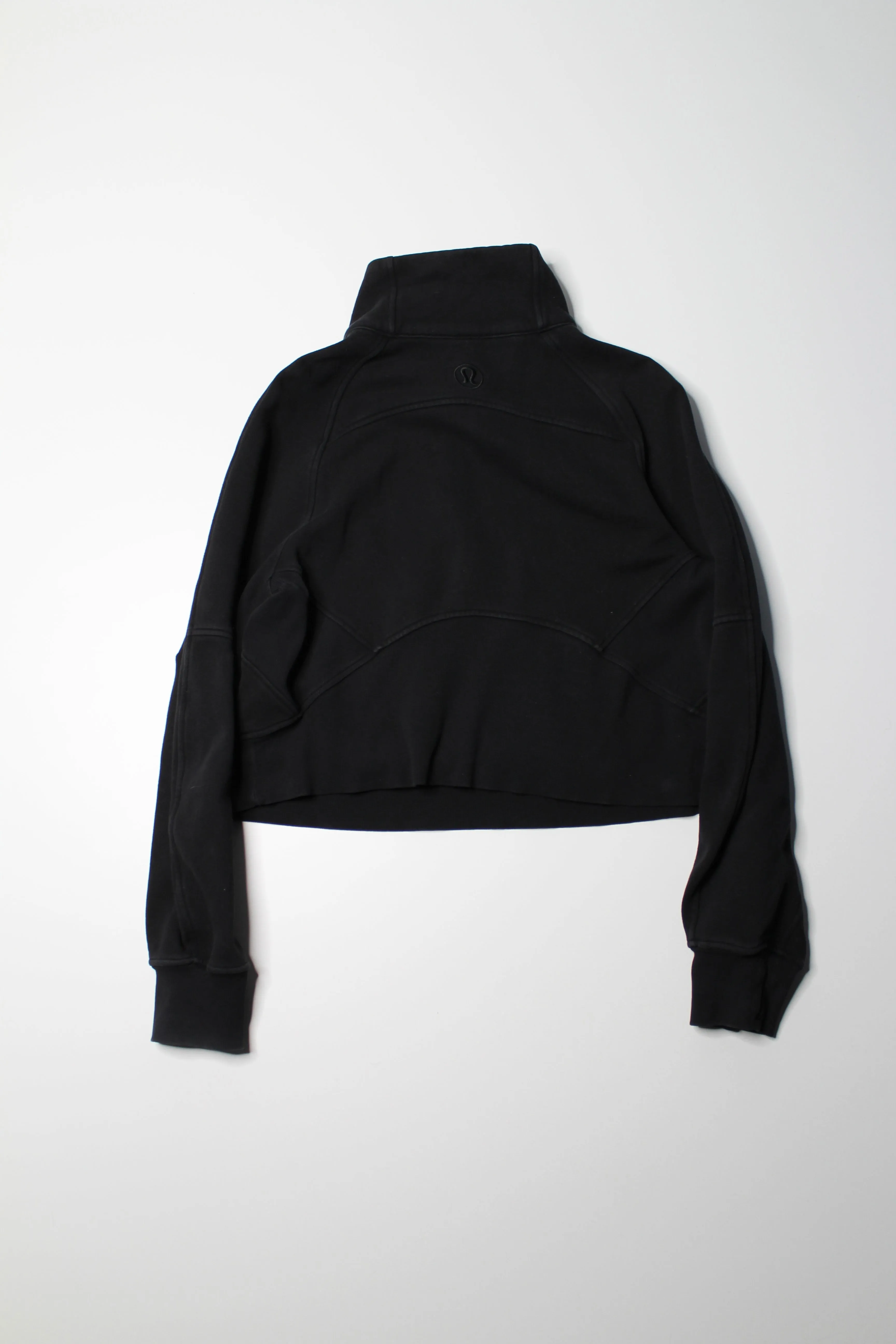 Lululemon black oversized scuba  1/2 zip sweater, size xs/s (oversized fit)