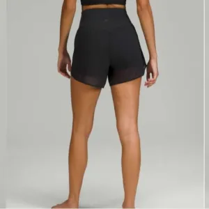 Lululemon Nulu and Mesh High-Rise Yoga Short 3.5&quot; Black