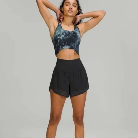 Lululemon Nulu and Mesh High-Rise Yoga Short 3.5&quot; Black