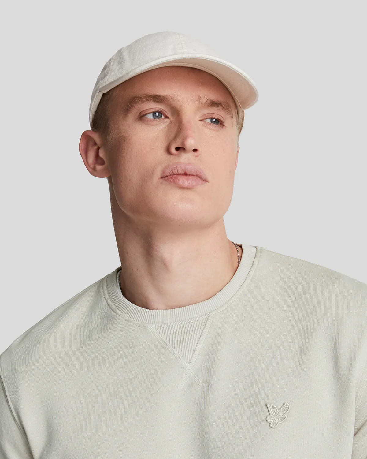 Lyle And Scott ML424TON Tonal Eagle Sweatshirt Cove