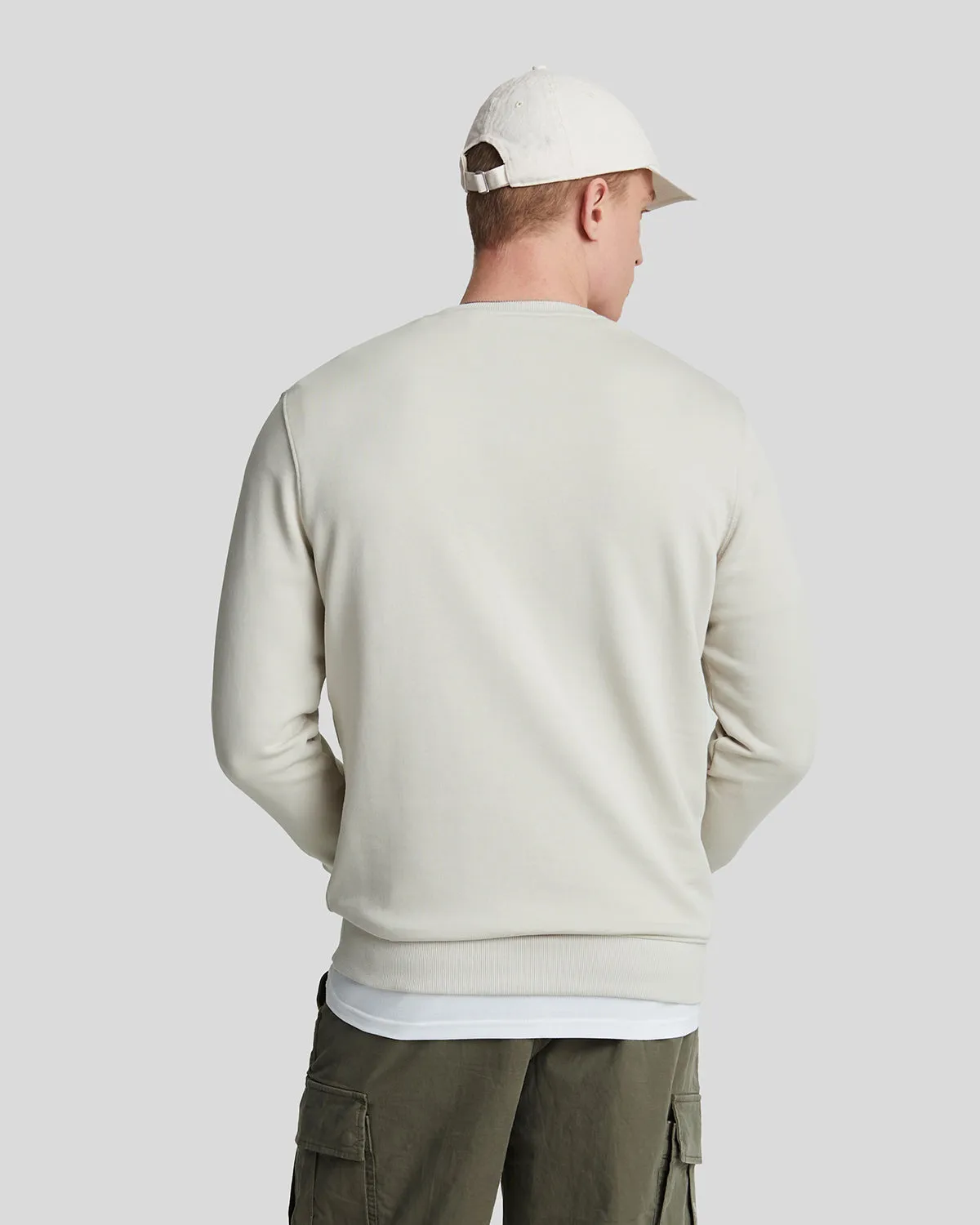 Lyle And Scott ML424TON Tonal Eagle Sweatshirt Cove