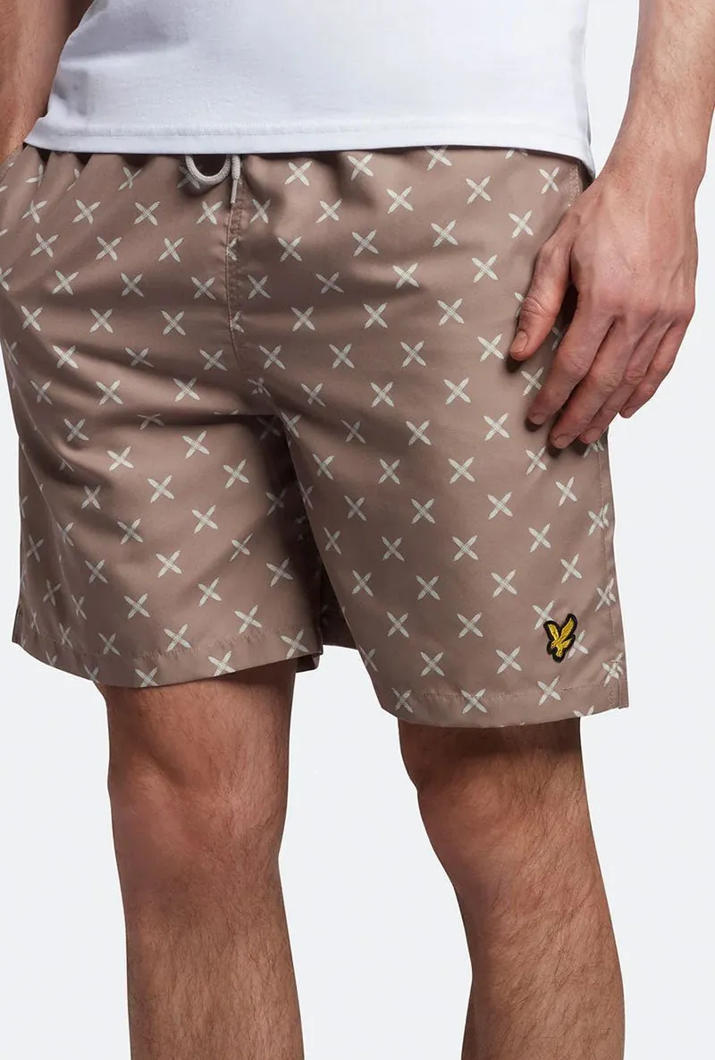 LYLE AND SCOTT SHUTTLE PRINT SWIM SHORTS