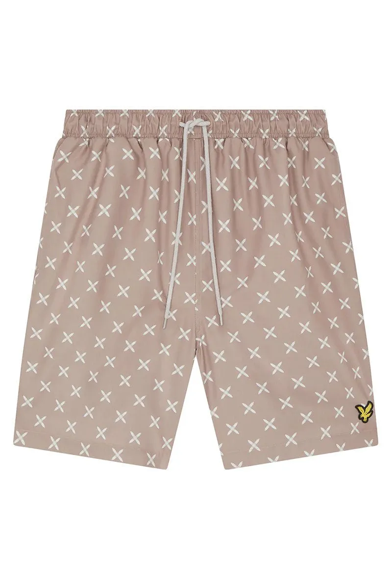 LYLE AND SCOTT SHUTTLE PRINT SWIM SHORTS