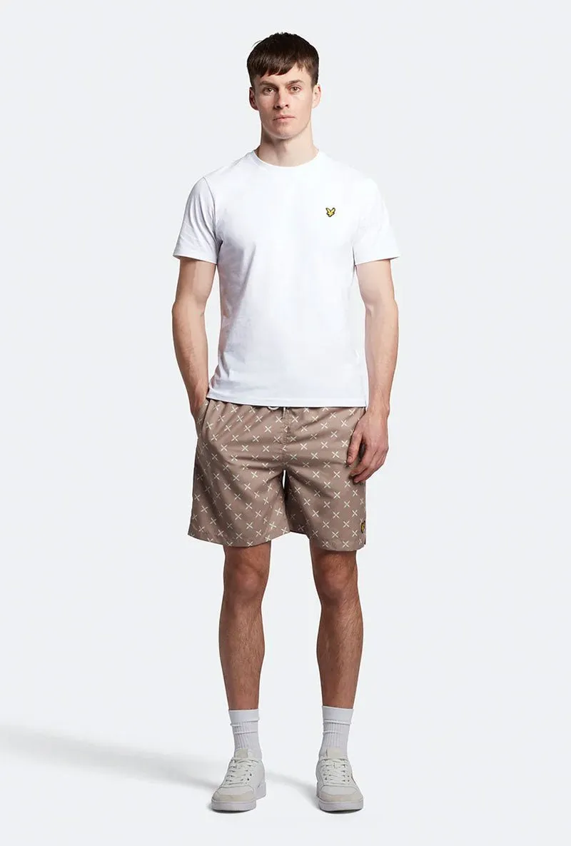 LYLE AND SCOTT SHUTTLE PRINT SWIM SHORTS