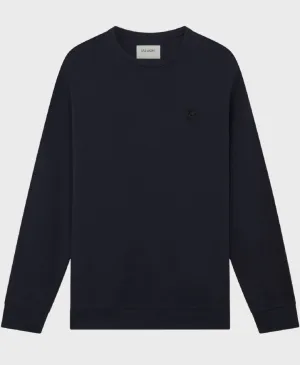 Lyle And Scott Tonal Eagle Sweatshirt Dark Navy