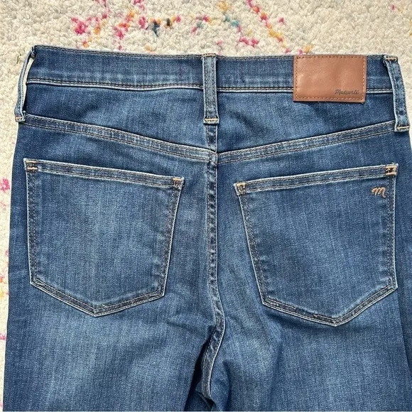 Madewell 10&quot; High-Rise Skinny Jeans in Danny Wash: TENCEL Denim Edition sz 26