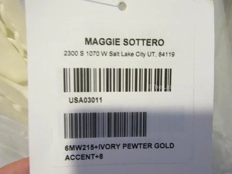 Maggie Sottero Shelby 6MW215 Size 8