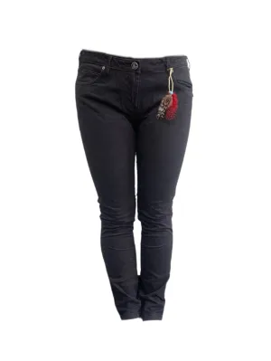 MAISON SCOTCH Women's Black Low Rise Soft Pants #877 32/32 NWT