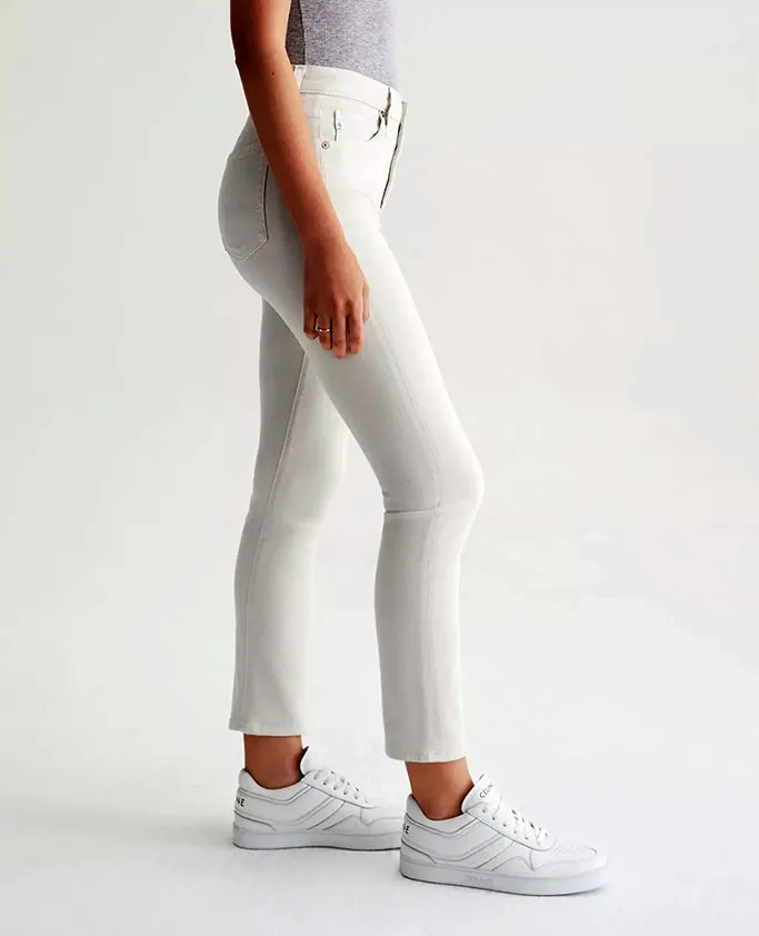 Mari Crop Jean in Fade to Graye