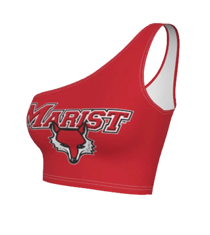 Marist Red One Shoulder Top