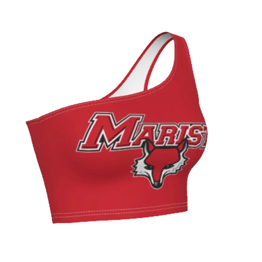 Marist Red One Shoulder Top