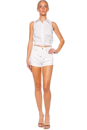 Marlow Polish Cut Off Denim Short