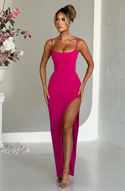 Martha Maxi Dress - Hot Pink
