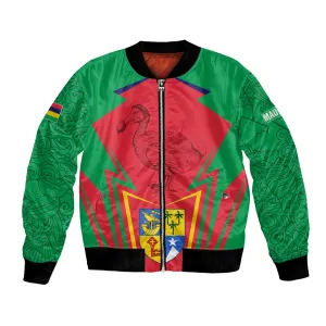 Mauritius Dodo Bomber Jacket Flag Coat of Arms Traditional Patterns TS04