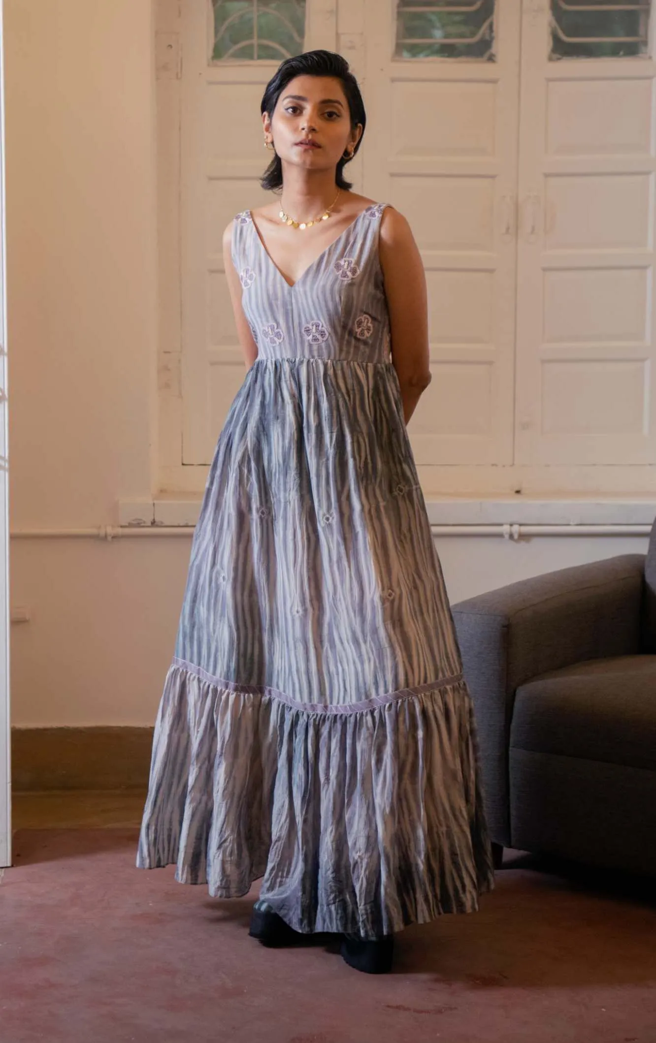 Mauve Tiered Dream Dress