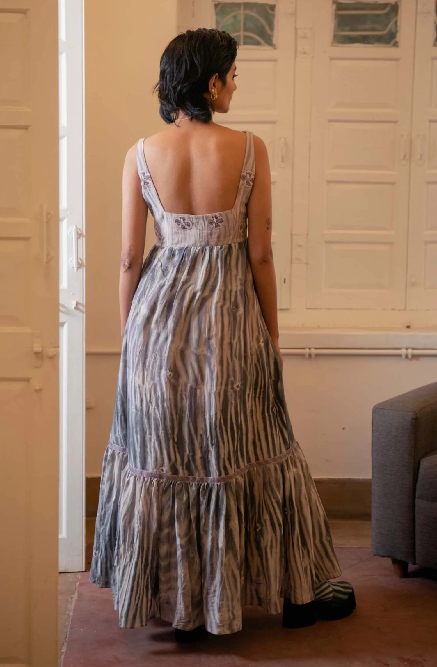 Mauve Tiered Dream Dress