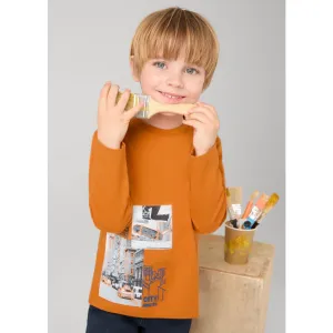Mayoral Boys Skate City T-Shirt 4048 Carrot