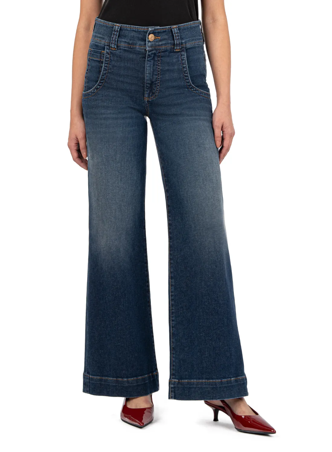 Meg High Rise Oversized Wide Stitch