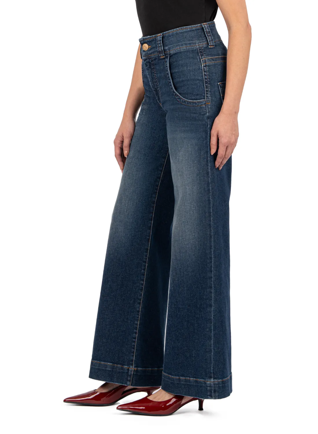 Meg High Rise Oversized Wide Stitch