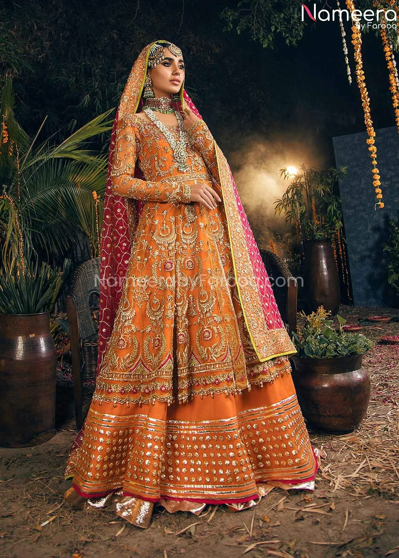Mehndi Dress for Bridal in Pakistan Online 2021 #BB234