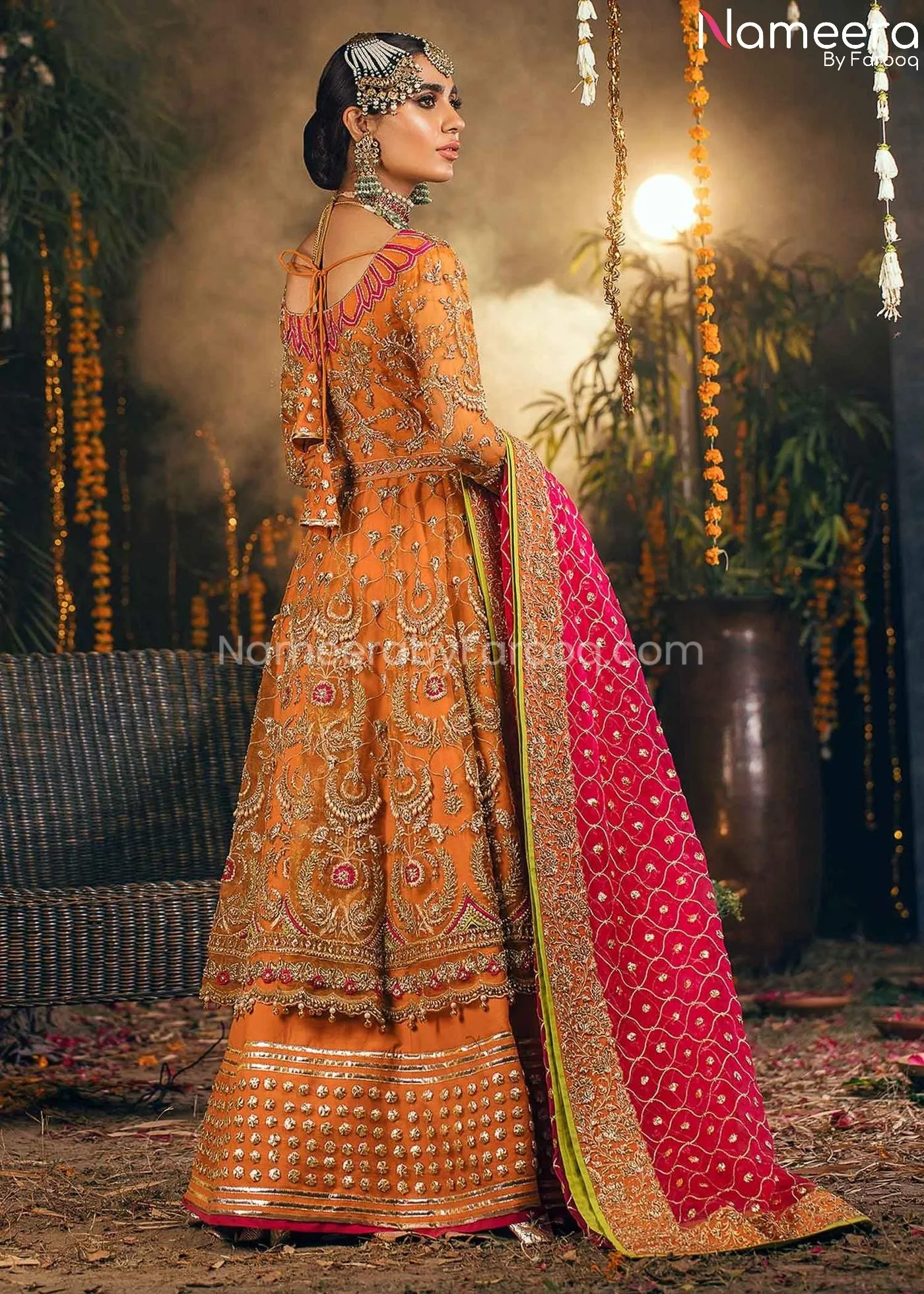 Mehndi Dress for Bridal in Pakistan Online 2021 #BB234