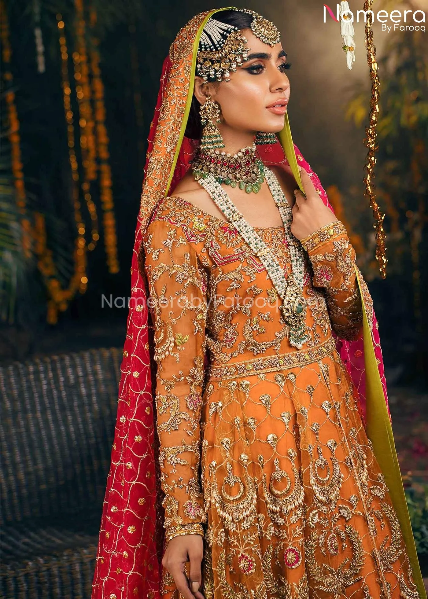 Mehndi Dress for Bridal in Pakistan Online 2021 #BB234