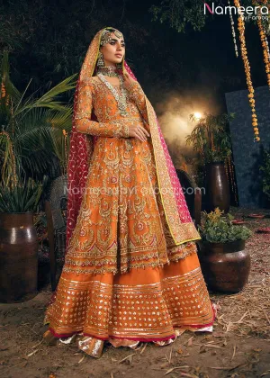 Mehndi Dress for Bridal in Pakistan Online 2021 #BB234