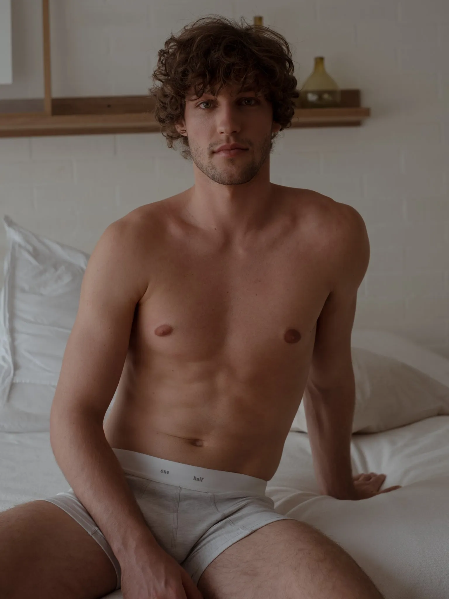 MEN CLASSIC COTTON BOXER - GRAY