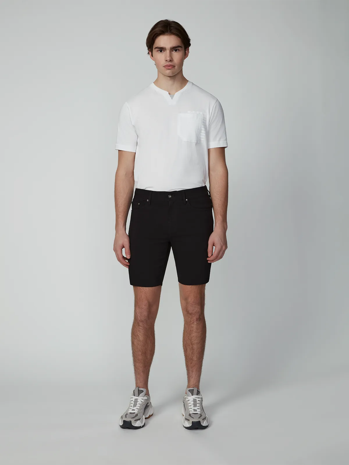 Men's 5-Pocket Solid Bungee Shorts