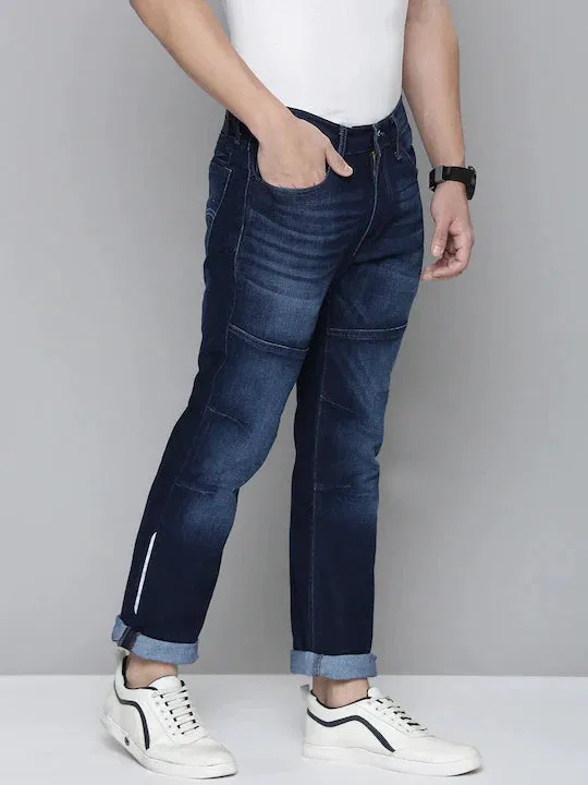 Men's 511 Blue Slim Fit Mid Rise Jeans