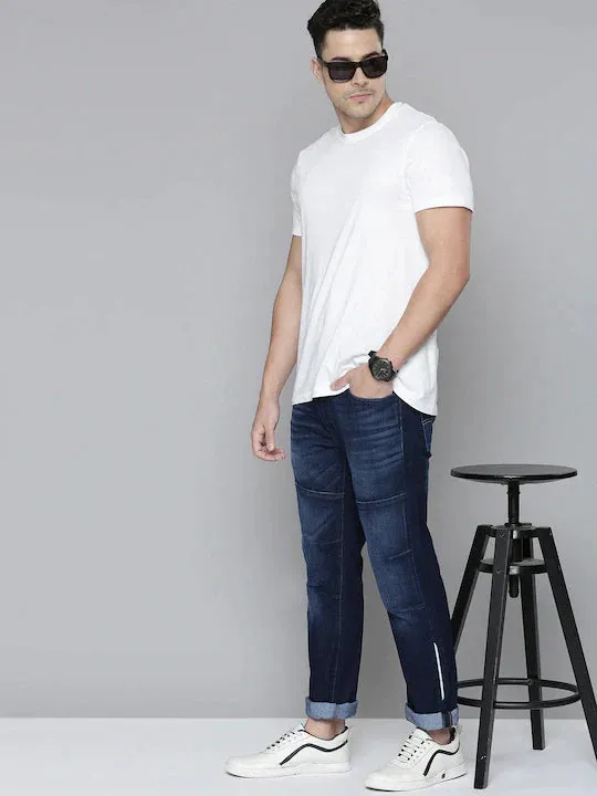 Men's 511 Blue Slim Fit Mid Rise Jeans